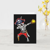 Carte Coût d'Halloween de la balle molle Pirate & amp (Fleur jaune)