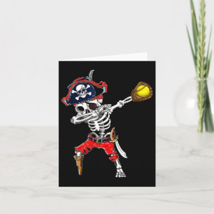 Carte Coût d'Halloween de la balle molle Pirate & amp
