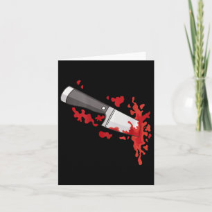 Carte Couteau Dans Le Ck Halloween Costume De Meurtre Co