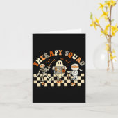 Carte Coûts de l'infirmière d'Halloween de l'équipe de t (Fleur jaune)