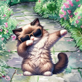 Carte Coutume Danser Ragdoll Chat Anniversaire