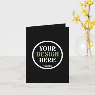 Carte coutume, unique, élégant & kiss hershey® minimalis