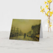Carte Coutumes H de docks de John Atkinson Grimshaw | (Fleur jaune)