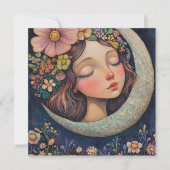 Carte Couvercle et lune de croissant (Devant)