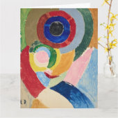 Carte Couverture autoportrait | Sonia Delaunay-Terk | (Fleur jaune)