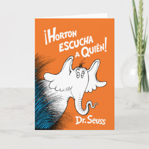 Carte Couverture de livre espagnol Horton Escucha A Quie
