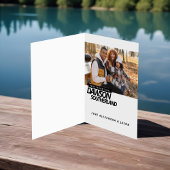 Carte Couverture de magazine photo de papa pour une fête