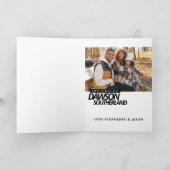 Carte Couverture de magazine photo de papa pour une fête (Intérieur)