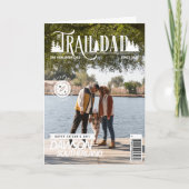 Carte Couverture de magazine photo pour la fête des père (Devant)