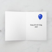 Carte Couverture de magazine pour 65e anniversaire (Intérieur)