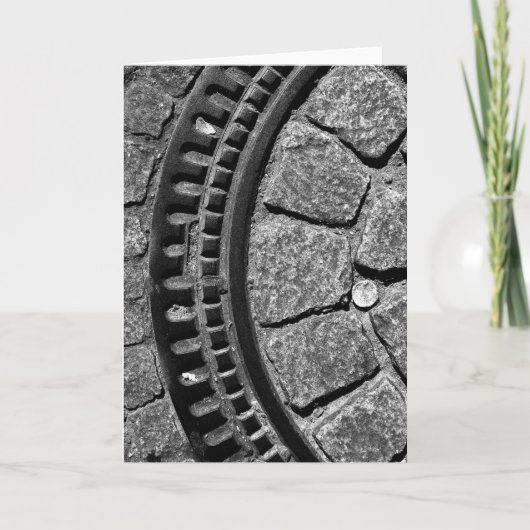 CARTE COUVERTURE DE TROU D'HOMME, STRASBOURG, FRANCE (Devant)