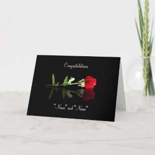 Carte Couverture personnalisée Félicitations Fiançailles