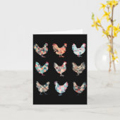 Carte Couvre-lit poulet patchwork maman fermière maison  (Fleur jaune)