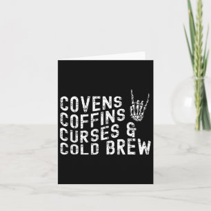 Carte Covens Coffins Curies Cold Brew Fall Halloween Spo