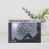 Carte COVID 202X Vous a eu en Bas (Debout devant)