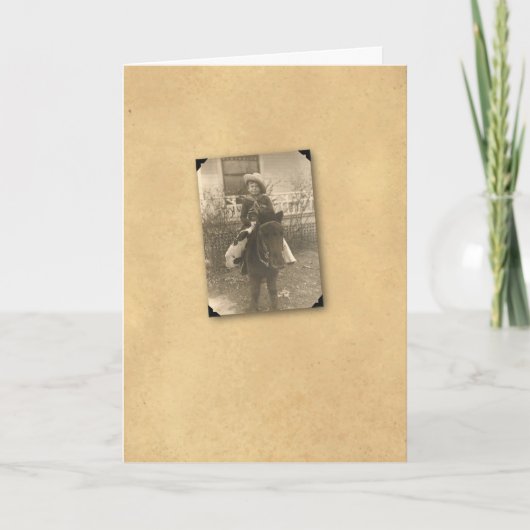 CARTE COW-BOY (Devant)