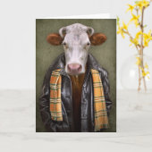 Carte Cow-man (Fleur jaune)