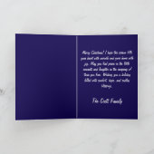 Carte cow, pig, lamb and chicken Folded Greeting Card (Intérieur)