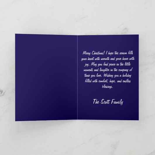 Carte cow, pig, lamb and chicken Folded Greeting Card (Intérieur)