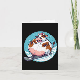 Carte Cow Snowboard bien nourri 1