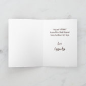 Carte Cow Sunflower Funny Birthday (Intérieur)