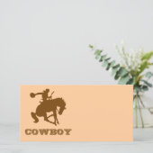 Carte Cowboy (Debout devant)