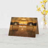 Carte Cowboy (Fleur jaune)