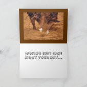 Carte Cowboy and Horse Father's Day Card (Intérieur)