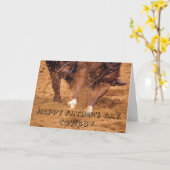 Carte Cowboy and Horse Father's Day Card (Fleur jaune)