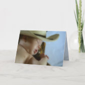 Carte Cowboy Baby (Devant)