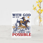 Carte Cowboy Bible Scripture Verse Western Jesus For Men (Fleur jaune)