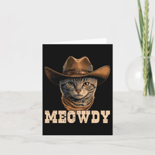 Carte Cowboy Chat Meowdy 1
