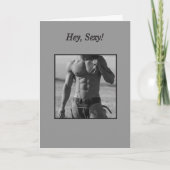 Carte Cowboy chaud (Devant)