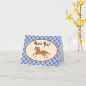 Carte Cowboy Horse Pony Cute 1er Anniversaire Thème de f (Fleur jaune)