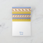 Carte Cowboy Horse Pony Cute 1er Anniversaire Thème de f (Intérieur)