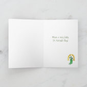 Carte Cowboy Leprechaun Frog St. Patrick's Day (Intérieur)