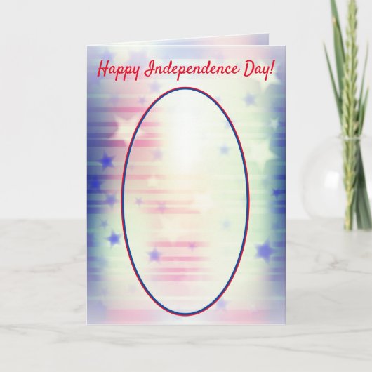 Carte Cowboy Monté Pour La Fête De L'Indépendance Améric (Devant)