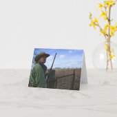 Carte Cowboy Notecard (Fleur jaune)