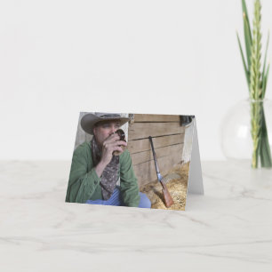 Carte Cowboy Notecard