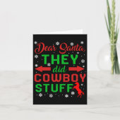 Carte Cowboy Stuff Horseba (Devant)