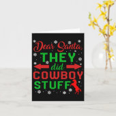 Carte Cowboy Stuff Horseba (Fleur jaune)