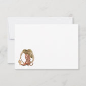 Carte Cowboy Western Clothesline Merci Note (Dos)