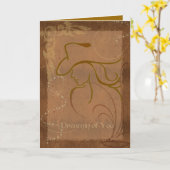 Carte Cowgirl Dreams Sweet Dreams (Fleur jaune)