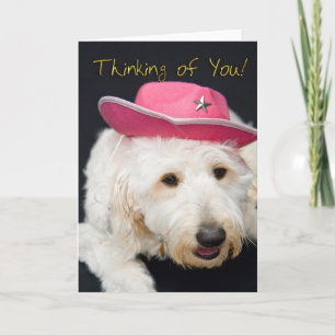 Carte Cowgirl Kati - Penser à vous - Collection de Kati