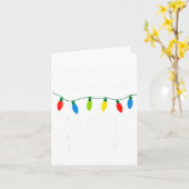 Carte Coworkers Are Like Christmas Lights Funny Coworker (Fleur jaune)
