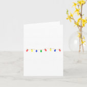 Carte Coworkers Are Like Christmas Lights Funny Coworker (Fleur jaune)