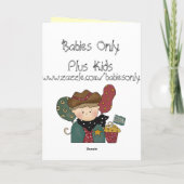 Carte Cowpoke Cowboy Birthday Greeting Card (Dos)