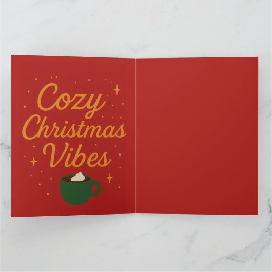 Carte Cozy Christmas Vibes (Intérieur)
