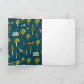 Carte Cozy Forest Cabin and Animals (Intérieur)