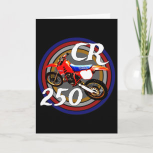 Carte Cr 250 R Vintage Rétro Motorcross Motocross Moto